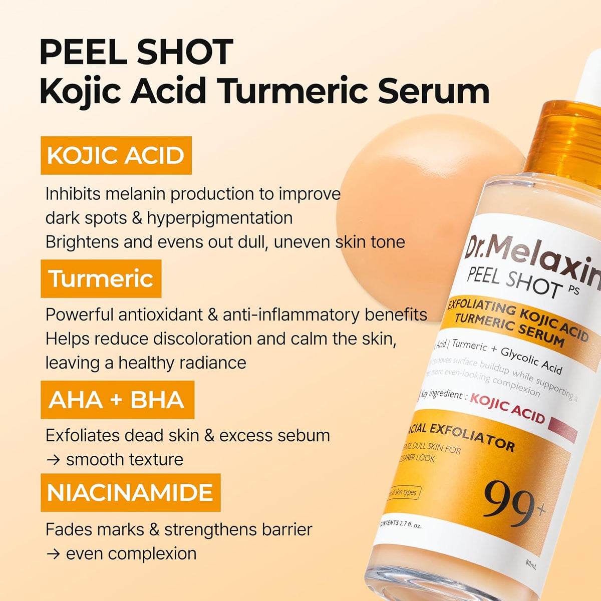 Dr.Melaxin Peel Shot Exfoliating Serum