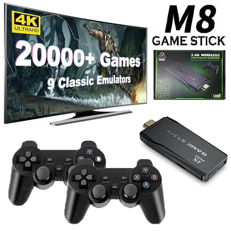 TV Game Stick 4K HD Retro Mini Game Player