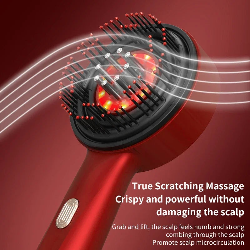 Electric oil head Massager Comb