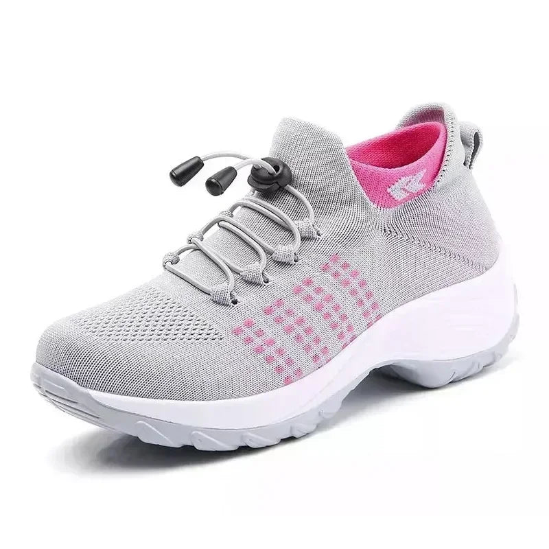 Flat Slip-on Platform Sneakers
