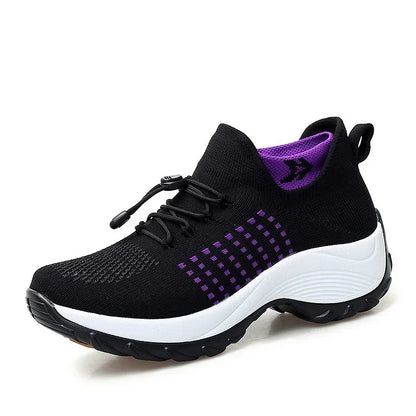 Flat Slip-on Platform Sneakers