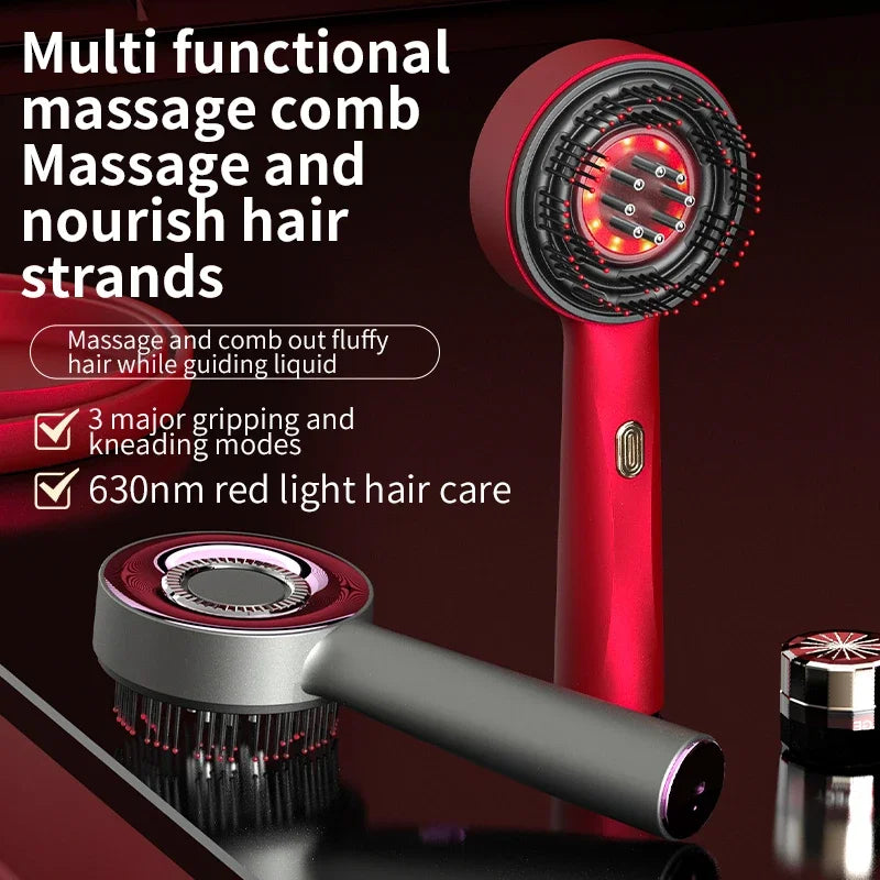 Electric oil head Massager Comb